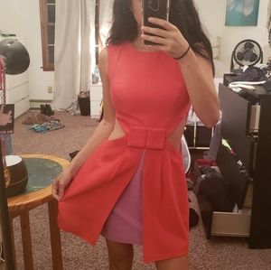 BCBG • cutout cocktail dress